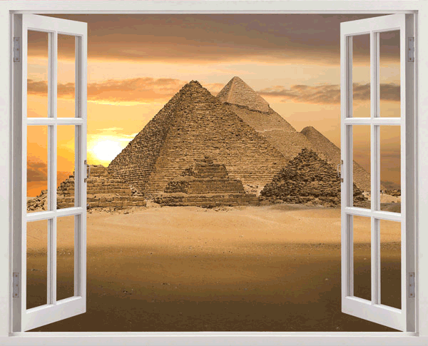 Wall Stickers: Pyramids of Giza 0