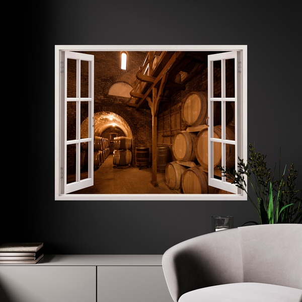 Wall Stickers: Wine barrels