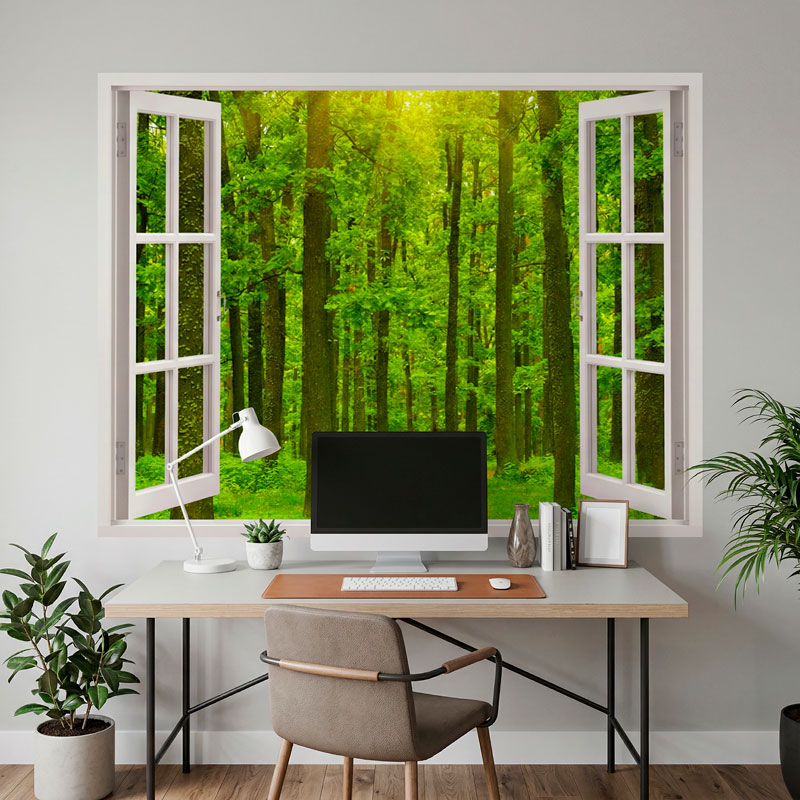 Wall Stickers: Sunlit Forest