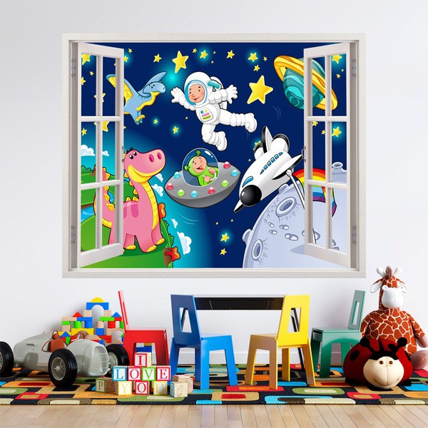 Stickers for Kids: Window Space