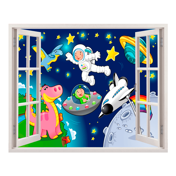Stickers for Kids: Window Space