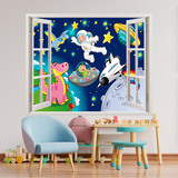 Stickers for Kids: Window Space 3