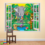 Stickers for Kids: Window The jungle 4