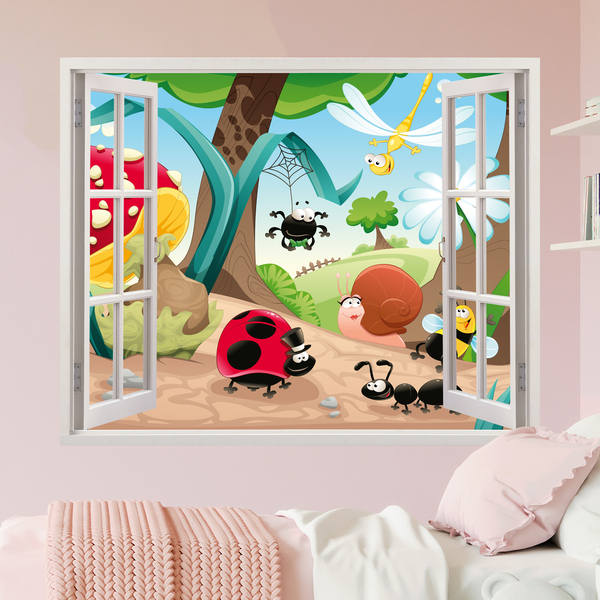 Stickers for Kids: Window Forest Meeting