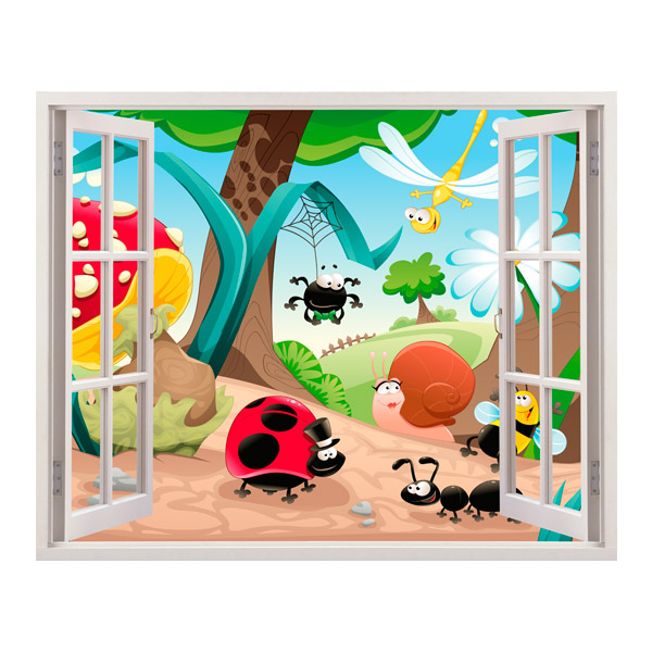 Stickers for Kids: Window Forest Meeting