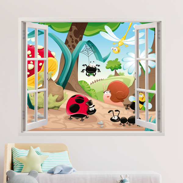 Stickers for Kids: Window Forest Meeting