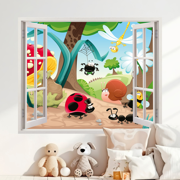 Stickers for Kids: Window Forest Meeting