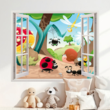 Stickers for Kids: Window Forest Meeting 5