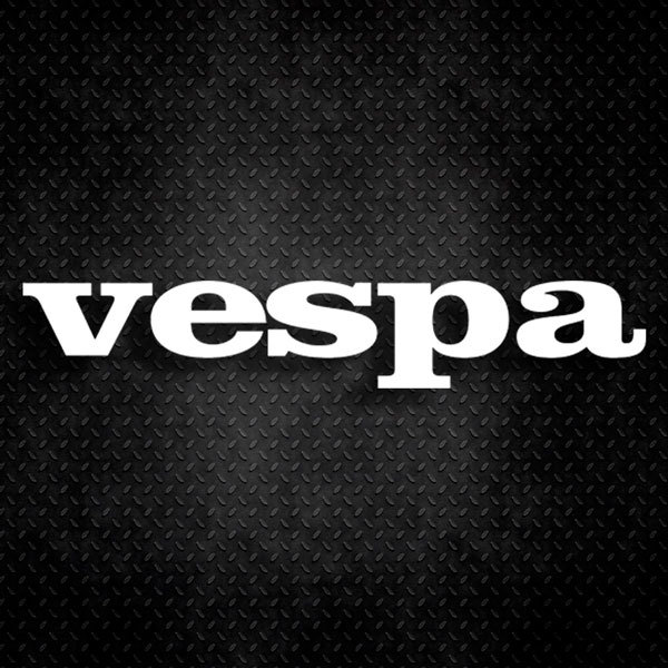 Car & Motorbike Stickers: Vespa Logo