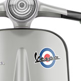 Car & Motorbike Stickers: Vespa Circle Blue 3