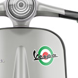 Car & Motorbike Stickers: Vespa Green Circle 3