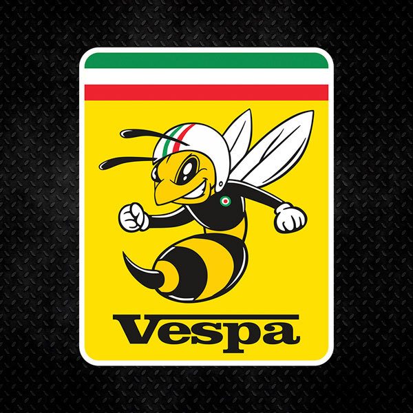 Vespa motorbike stickers