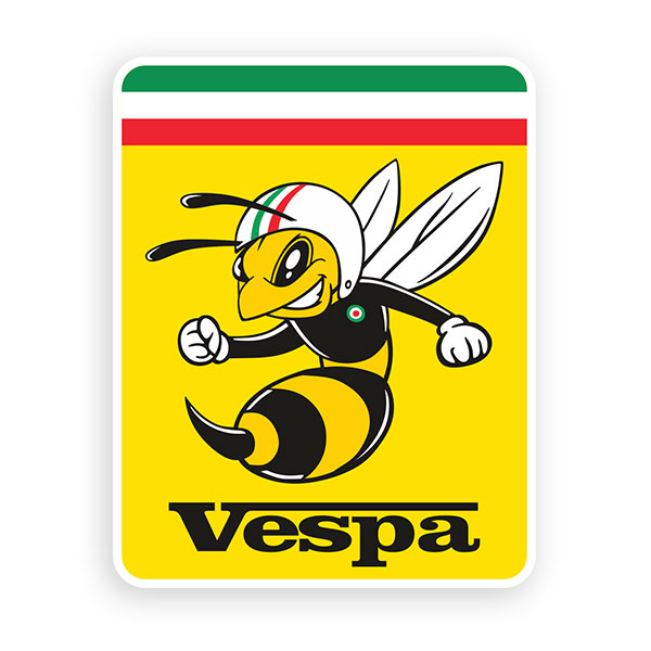 Car & Motorbike Stickers: Italian Vespa Bee