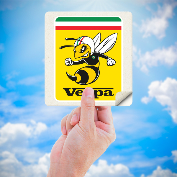 Car & Motorbike Stickers: Italian Vespa Bee