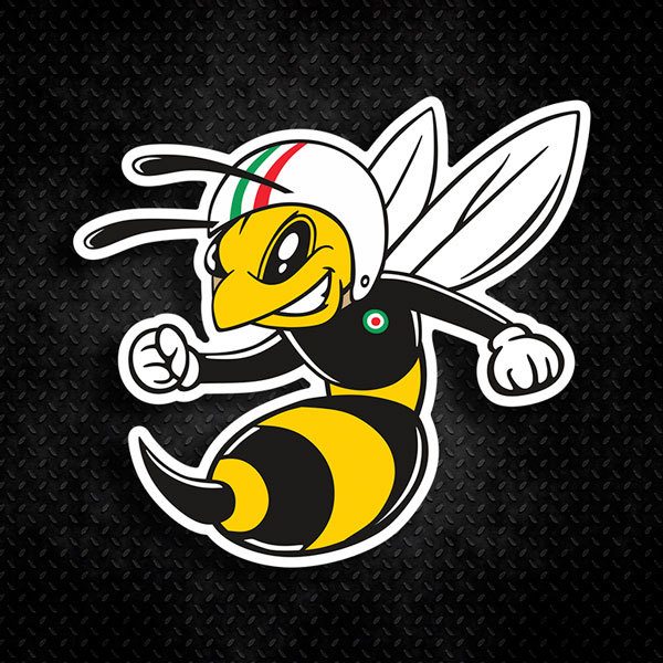 Car & Motorbike Stickers: Vespa Piaggio Bee