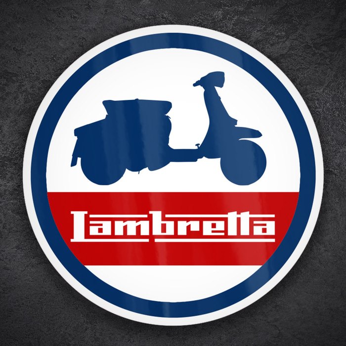 Car & Motorbike Stickers: Classic Lambretta Profile