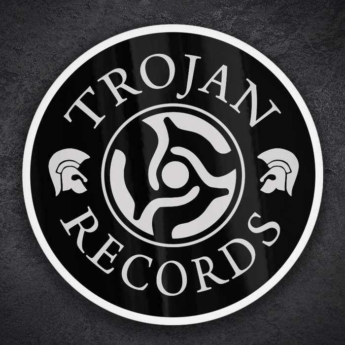 Car & Motorbike Stickers: Trojan Records Logo