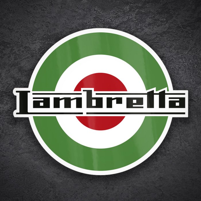 Car & Motorbike Stickers: Lambretta Italian Mod Emblem