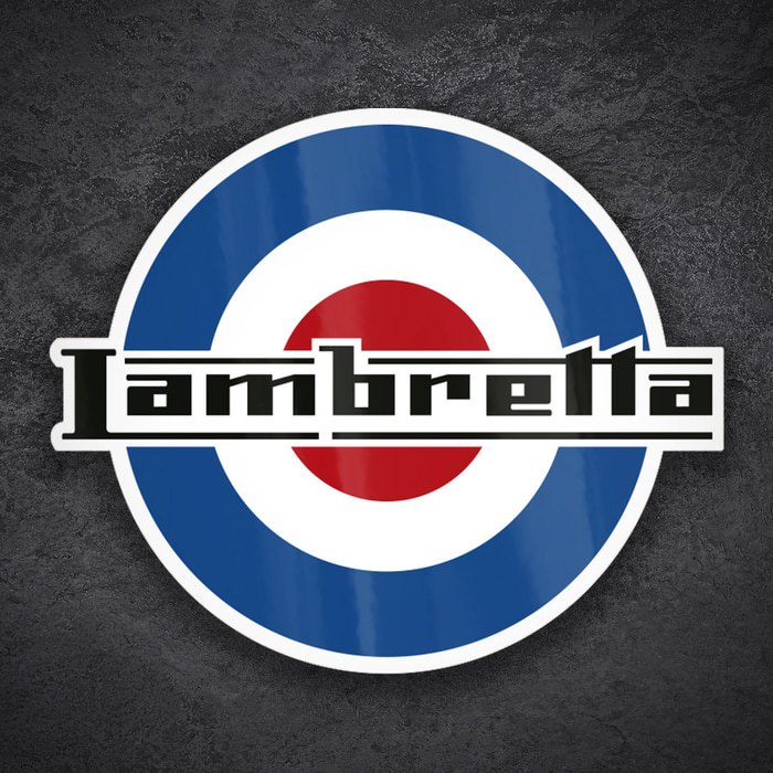 Car & Motorbike Stickers: Lambretta Classic Mod RAF Emblem