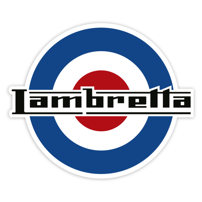 Car & Motorbike Stickers: Lambretta Classic Mod RAF Emblem