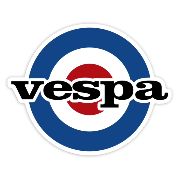 Car & Motorbike Stickers: Classic Vespa Mod RAF Emblem