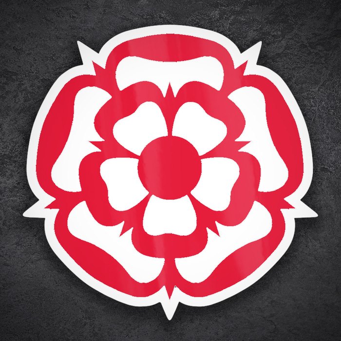Car & Motorbike Stickers: Tudor Rose Emblem English Style