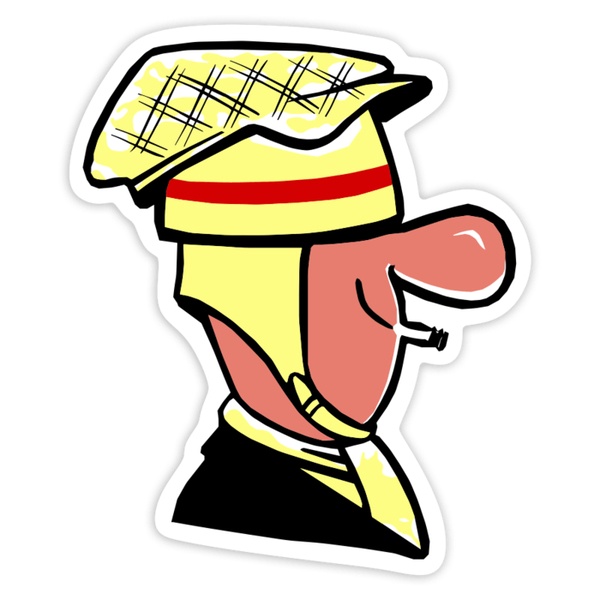 Car & Motorbike Stickers: Classic Scooterist