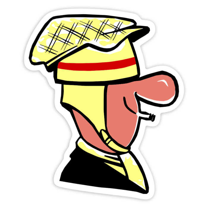 Car & Motorbike Stickers: Classic Scooterist