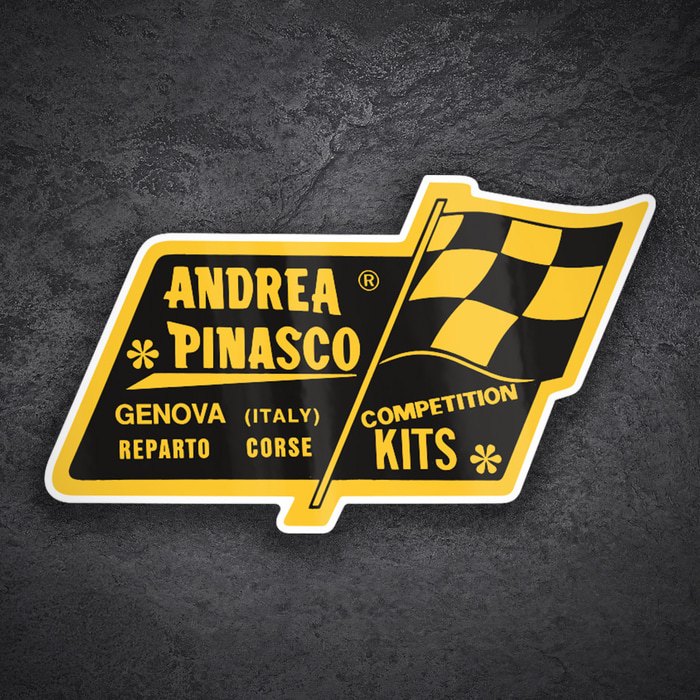 Car & Motorbike Stickers: Andrea Pinasco Competition Kit
