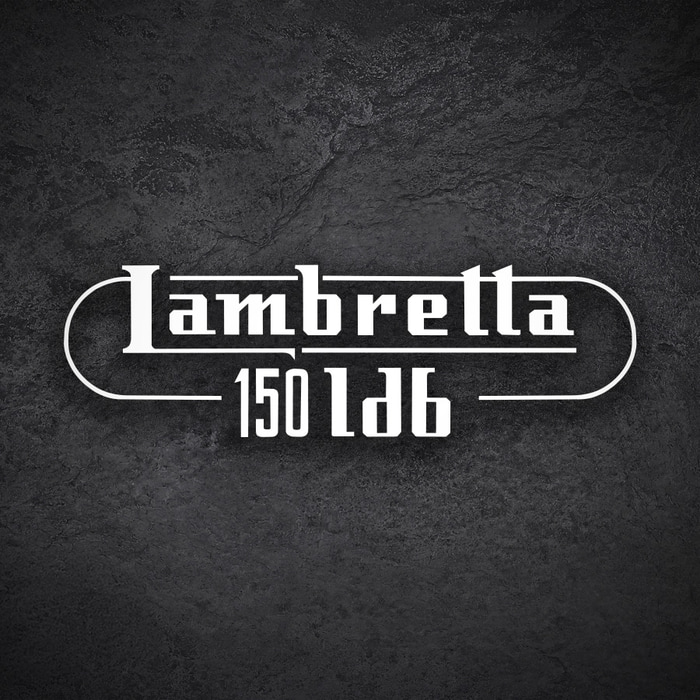 Car & Motorbike Stickers: Lambretta 150 LD
