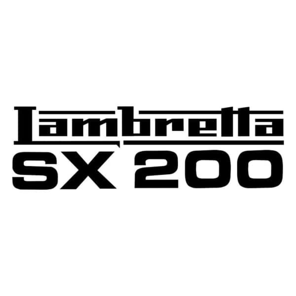 Car & Motorbike Stickers: Lambretta SX 200