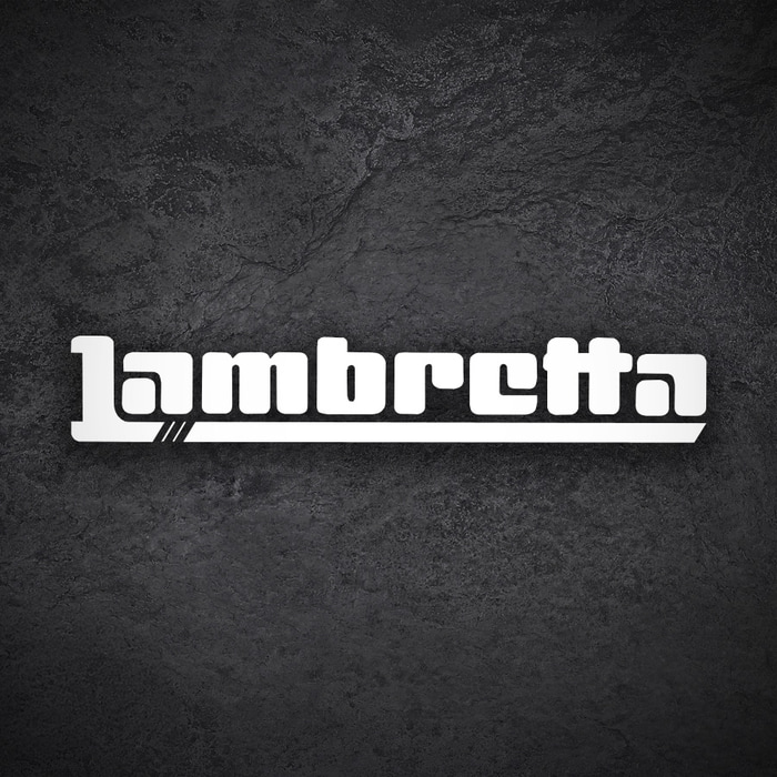 Car & Motorbike Stickers: Classic Lambretta Logo