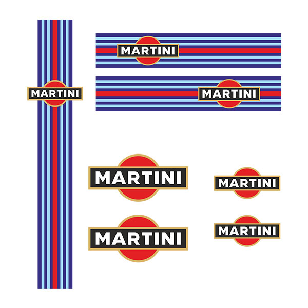 Car & Motorbike Stickers: Vespa Martini