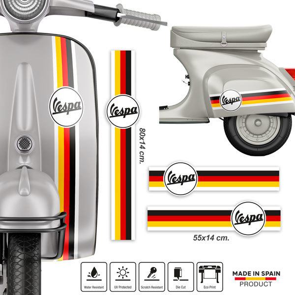 Car & Motorbike Stickers: Vespa Germany 1