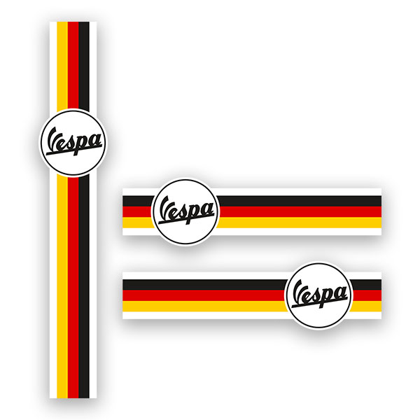 Car & Motorbike Stickers: Vespa Germany