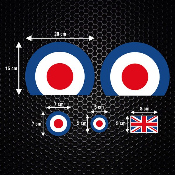 Car & Motorbike Stickers: Vespa British Aviation