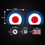 Car & Motorbike Stickers: Vespa British Aviation 3