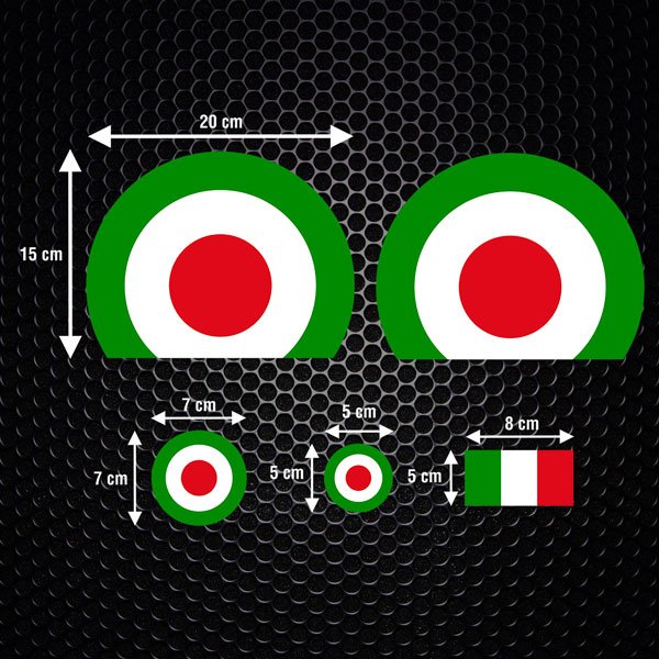 Car & Motorbike Stickers: Vespa Italian Aviation