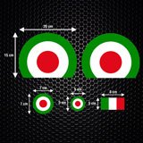 Car & Motorbike Stickers: Vespa Italian Aviation 3