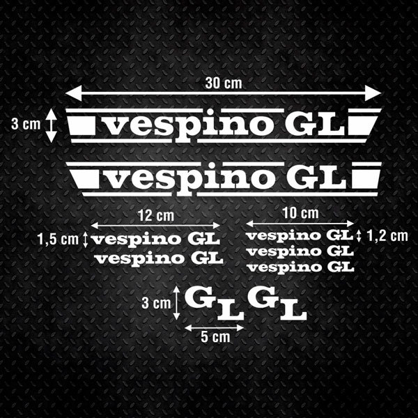 Car & Motorbike Stickers: Vespino GL