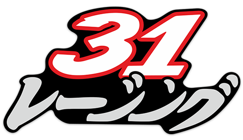 Car & Motorbike Stickers: Number 31 Tetsuya Harada Racing