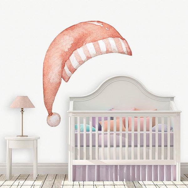 Stickers for Kids: Sleeping cap red