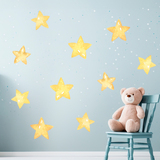Stickers for Kids: Kit watercolor star 3