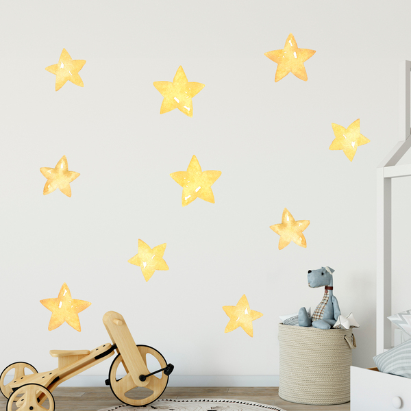 Stickers for Kids: Kit watercolor star