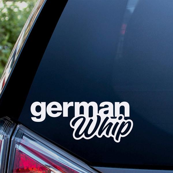 Car & Motorbike Stickers: German Whip 0