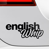 Car & Motorbike Stickers: English Whip 3