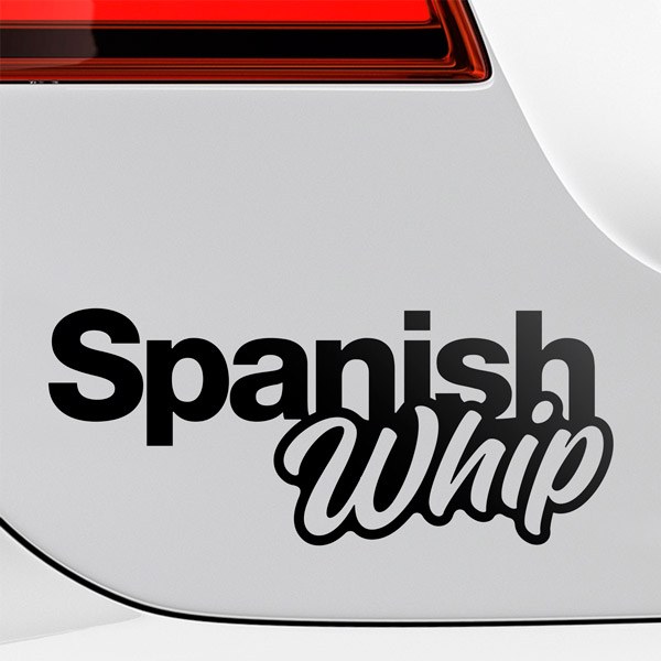 Car & Motorbike Stickers: Spanish Whip
