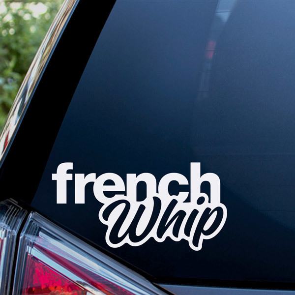 Car & Motorbike Stickers: French Whip