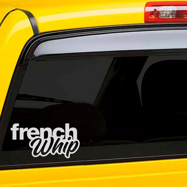 Car & Motorbike Stickers: French Whip