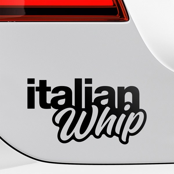 Car & Motorbike Stickers: Italian Whip